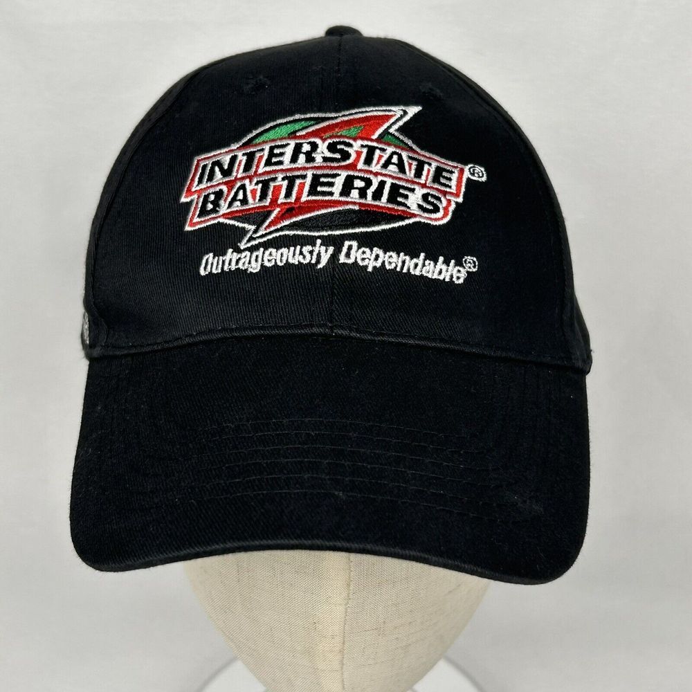 NASCAR Team Interstate Batteries‎ Joe Gibbs 11 18 20 Black Adjustable Hat - Picture 2 of 7